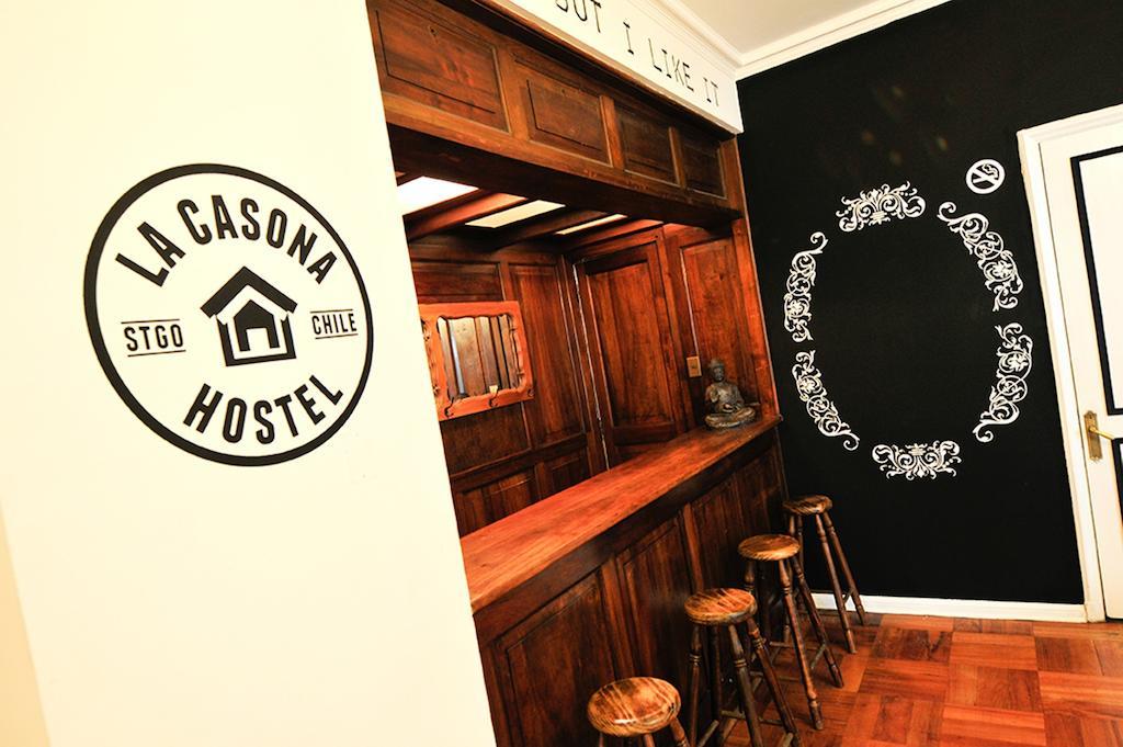 La Casona Hostel Santiago Exterior photo